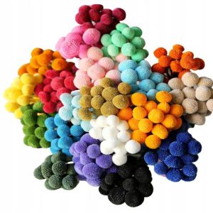 Kraspedia Billy Ball suszona 20 sztuk 60 cm Premium